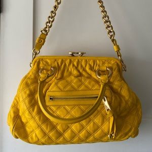 BNWT Marc Jacobs Stam satchel bag purse - yellow